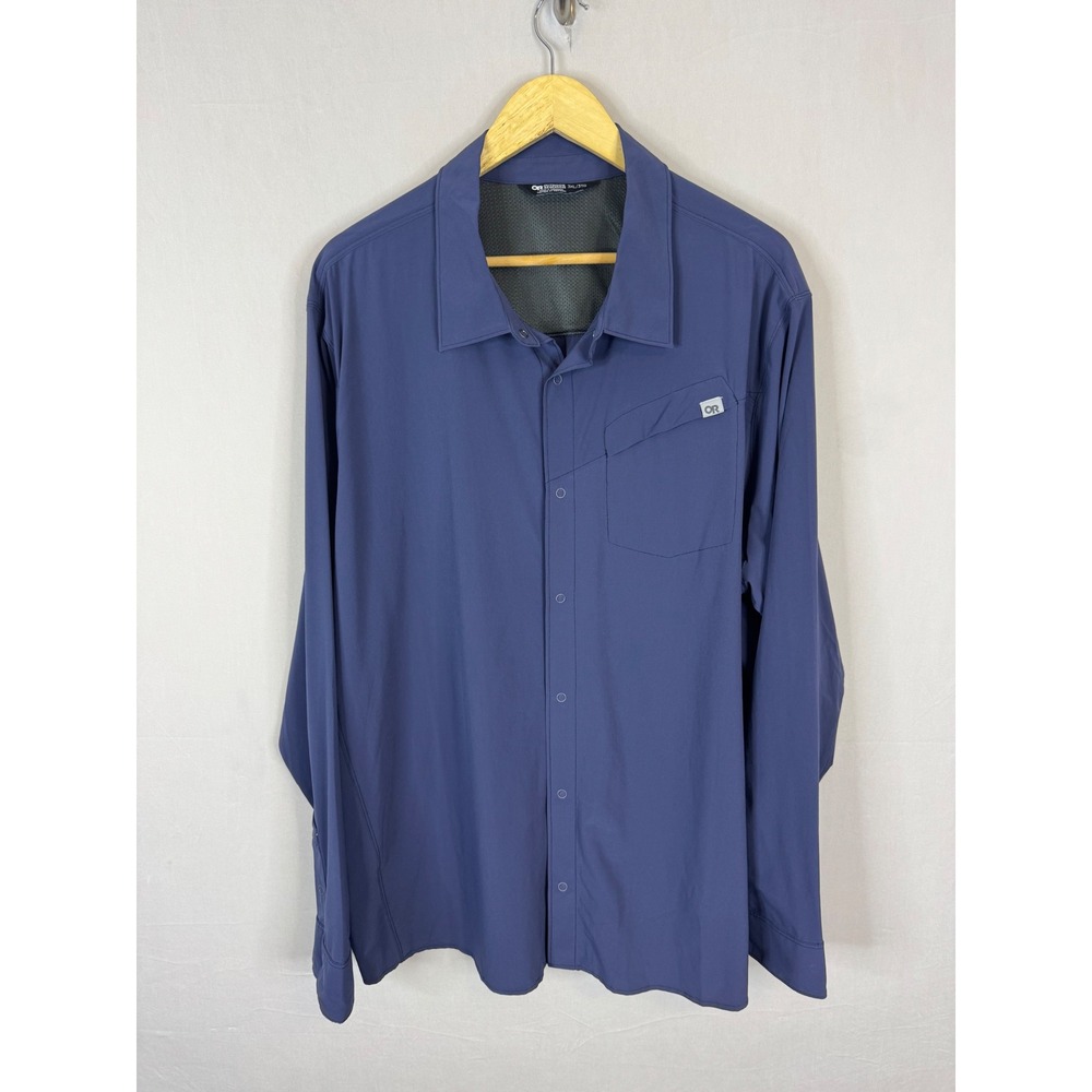 Outdoor Research Mens Astroman L/S Sun Shirt Blue 3XL 282279 F22